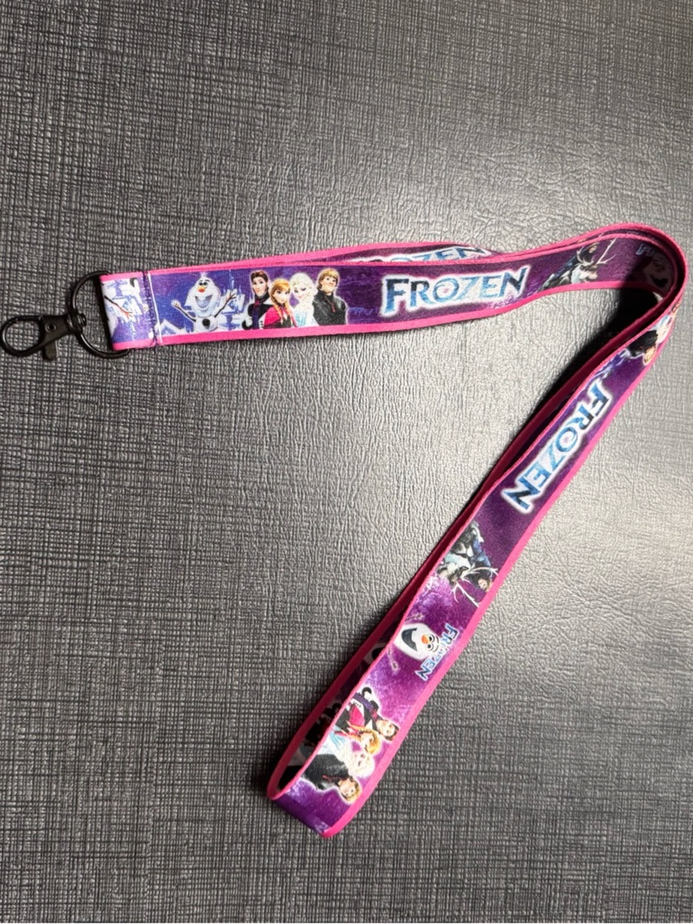 Disney Frozen Lanyard in Purple and Pink
